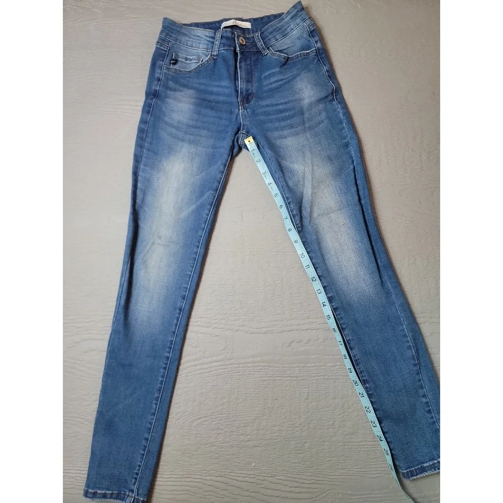♡Kancan Preloved Womens‎ Skinny Jeans, Size 3/25 Medium Wash Denim B-34